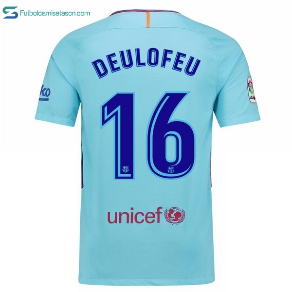 Camiseta Barcelona 2ª Deulofeu 2017/18